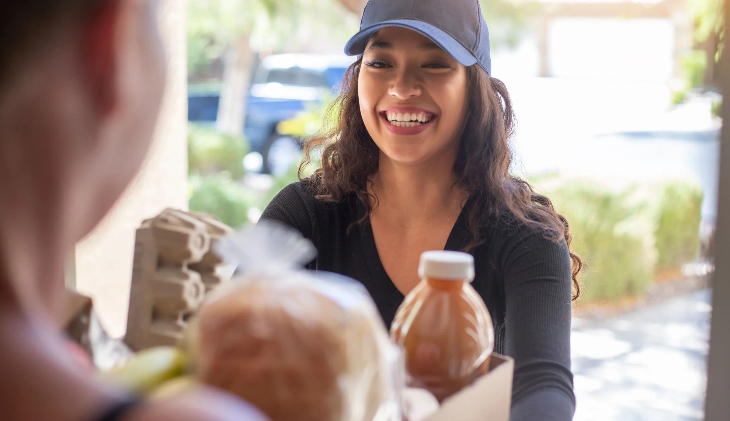 Food Being Delivered Food Being Delivered